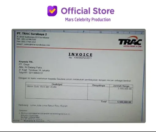 Paket Smart Excel Invoice Struk Kuitansi Kwitansi Program Aplikasi Yorsha